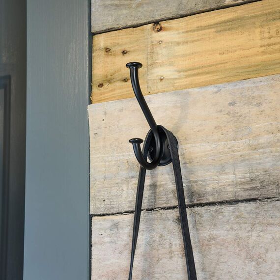 Amazon Basics – AB4700-FB-5 Garderobenhaken, Mattschwarz