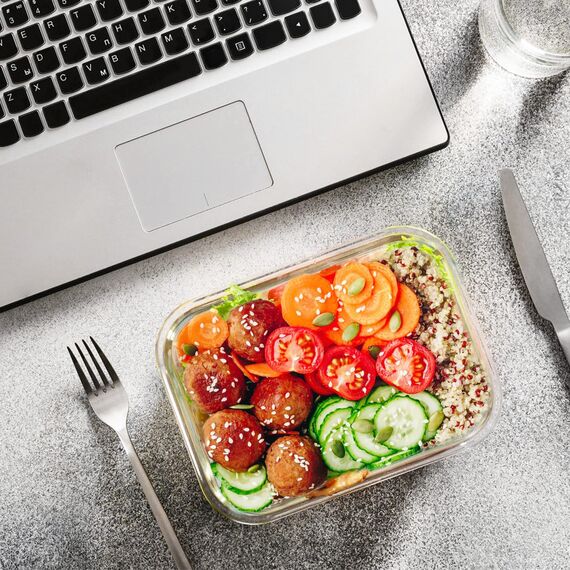 MCIRCO Vorratsdosen-Set aus Glas für Lebensmittel, 24-teilig