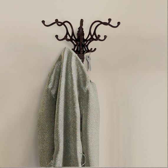 Creative Co-Op Wandhaken aus Gusseisen in Rostoptik