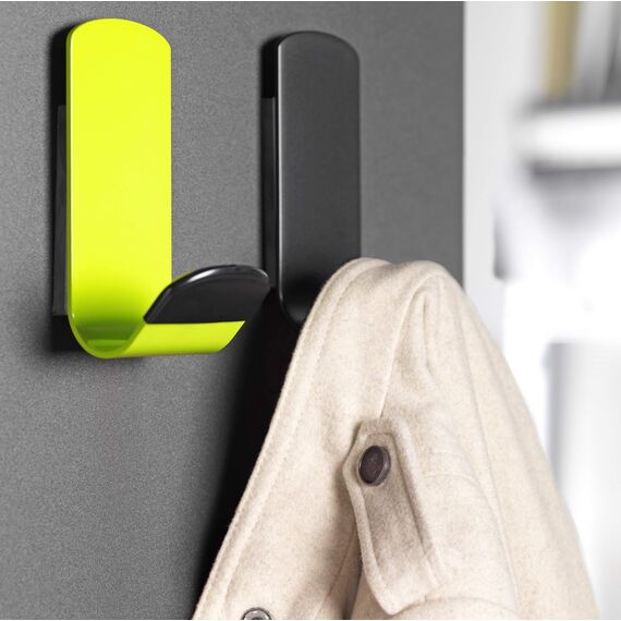 UNILUX magnetischer Garderobenhaken STEELY, lila