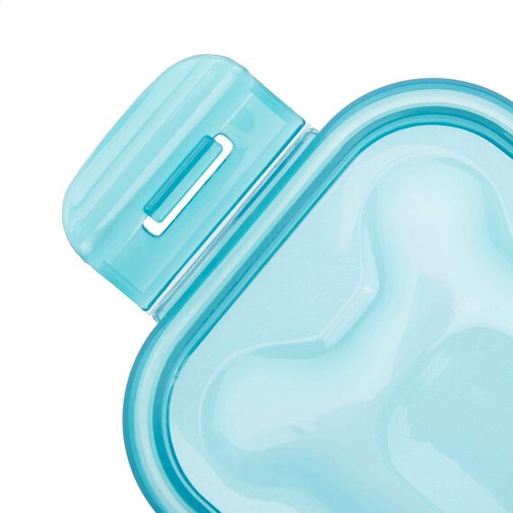 Amazon Basics Gefrierbehälter im Set, mit Deckel, luftdicht, auslaufsicher, stapelbar, für Kühlschrank/Gefriertruhe, BPA-frei, Kunststoff, mikrowellen- und spülmaschinenfest, 6 Stück 1er-Pack, farblos