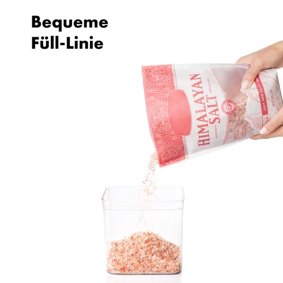 OXO Good Grips POP-Behälter – luftdichte, stapelbare Aufbewahrung von Lebensmitteln – 1 Liter für Rohzucker und mehr Transparent 11234000V1MLNYK