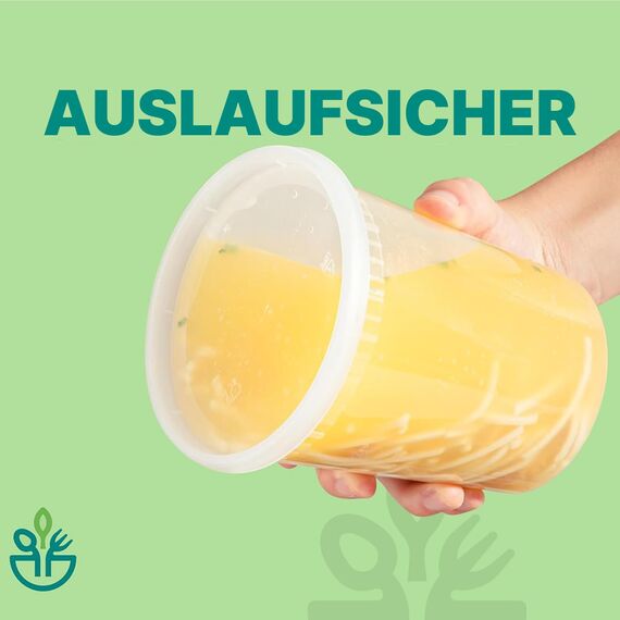 JoyServe Vorratsdosen mit Deckel Luftdicht – 48 Sets mit 54 Deckeln, 24 Vorratsdosen mit 946 ml und 24 mit 473 ml Inhalt, Frischhaltedosen mit Deckel, BPA-Frei, Spülmaschinen- und Mikrowellengeeignet