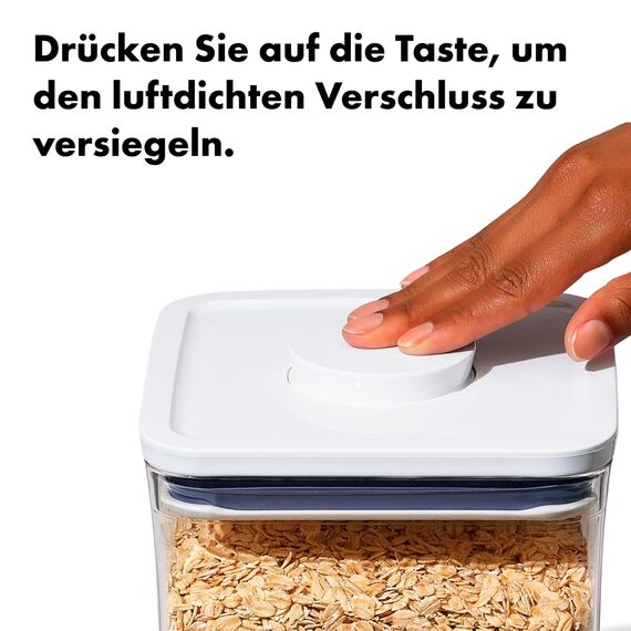 OXO Good Grips POP-Behälter – luftdichte, stapelbare Aufbewahrung von Lebensmitteln – 1 Liter für Rohzucker und mehr Transparent 11234000V1MLNYK