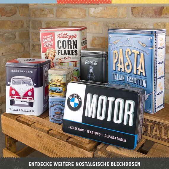 Nostalgic-Art Retro Vorratsdose L, 3 l, Have A Coffee – Geschenk-Idee für Kaffee-Fans, Große Kaffee-Dose aus Blech, Vintage Design, Kaffee-Deko
