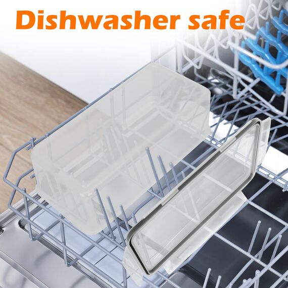 Withosent 3.2L Vorratsdosen Luftdicht Set, 4er Aufbewahrungsbox Küche mit Deckel Kunststoff, Spaghetti Aufbewahrung Pasta Vorratsbehälter für Nudeln, Müsli, Cornflakes