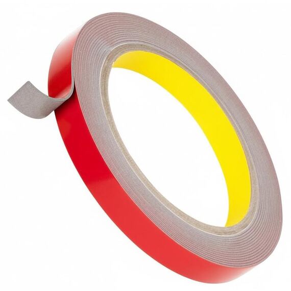 3M Doppelseitiges Klebeband Montageband 12.5mm x 4.7m Grau 1 Rollen 0.8mm dick 5608 Schaumstoffband Schwerlast Wasserdichtes für Auto Dekoration Heim Büro