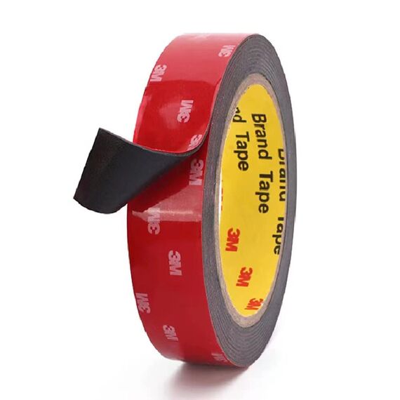 3M Doppelseitiges Klebeband Extra Stark, Wasserfest und Hochtemperaturbeständig für Auto, Heim- und Büro(2,5cm x 4,7m)