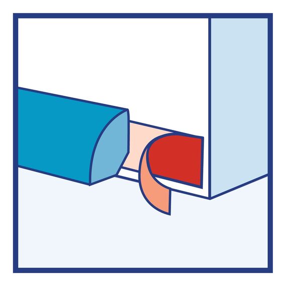 tesa Doppelseitiges Klebeband Universal - Vielseitiges Klebeband für Verpackungen, Deko und Teppiche oder zum Basteln - 5 m x 50 mm