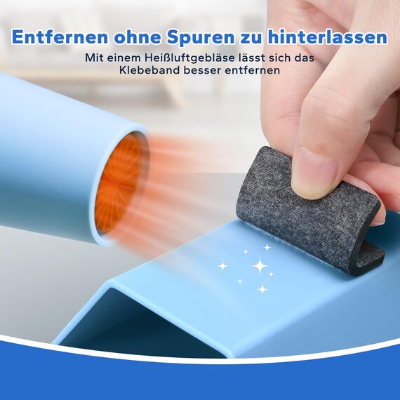 HOMMAND Klebepads Doppelseitig Extra Stark, 40 Stück Doppelseitiges Schaumstoff Klebepads, Wasserfeste Montagepads für Zuhause Büro Auto Schule, Doppelseitige Klebepads Rund/Quadratisch, Schwarz