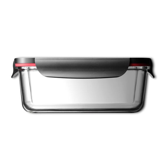 Silit Storio Vorratsdose 21 x 14 cm, Glasbehälter mit Deckel, luftdichter Aroma-Deckel, Frischhaltedose zum Vorbereiten, Aufbewahren und Servieren