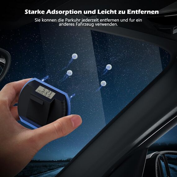 ALAFLY [12 Stück Magnetische Einseitige Ersatz-Klebepads Kompatibel mit Needit Park Lite, Magnetplatte mit hitzebeständigem starkem 3M Aufkleber [Jederzeit Demontierbar Parkuhr]