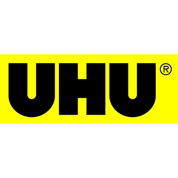 UHU Doppelstrips Transparent,Transparente doppelseitige Klebe- und Montage-Strips, 12 Strips (Packung mit 2)