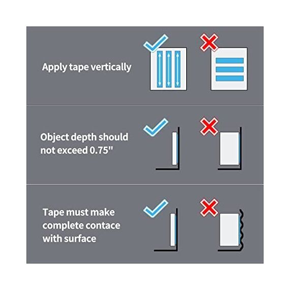Art3d Nano Doppelseitiges Klebeband 2 Rollen à 3 Meter transparentes Mehrzweck-Schaumstoff-Klebeband für Teppichmatten Klebeartikel Fotorahmen Bastelwandmontage