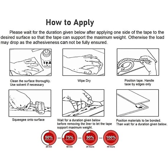 3M VHB 5952 – Universelles doppelseitiges Klebeband aus extra starkem Acrylschaum, wasser- und hochtemperaturbeständig, für Auto, Zuhause und Büro (12 mm x 4,6 m) (12 mm)
