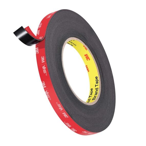 3M VHB 5952 – Universelles doppelseitiges Klebeband aus extra starkem Acrylschaum, wasser- und hochtemperaturbeständig, für Auto, Zuhause und Büro (12 mm x 4,6 m) (12 mm)