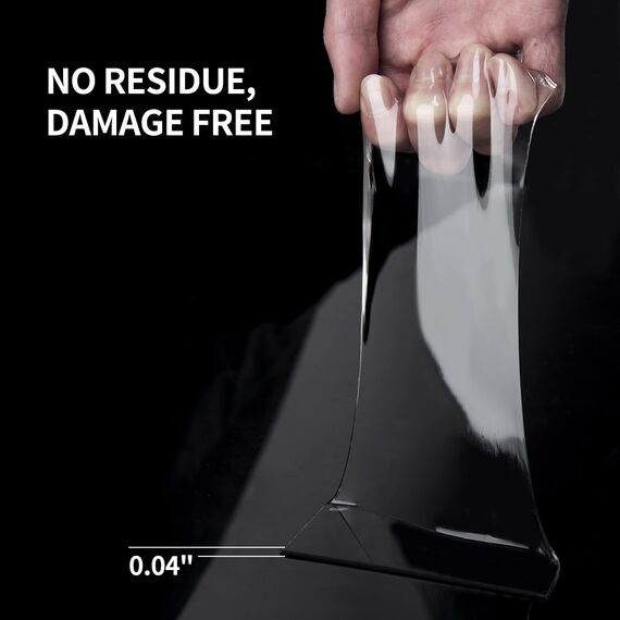 Art3d doppelseitiges klebeband strapazierfähig 4 rollen à 3 meter abnehmbar spurlos waschbar wiederverwendbar – mehrzweck-klebeband wie im fernsehenk gesehen