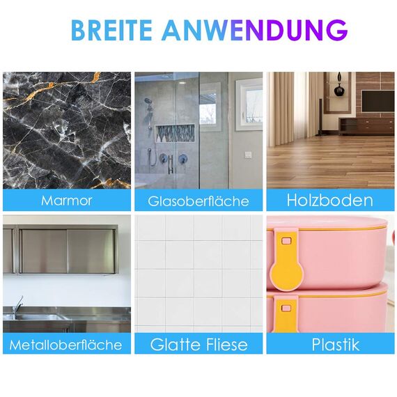 kinkaivy 10M Doppelseitiges Klebeband Extra Stark Transparent, Abnehmbar Spurlos Nano Tape, 2 Rollen Double Sided Tape Ablösbar für Foto Wand, Postern, Teppich, Küche, Zuhause, 2cm