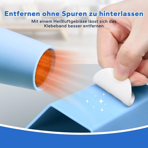 HOMMAND Klebepads Doppelseitig Extra Stark, 60 Stück Schaumstoff Klebepads, Wasserfeste Montagepads für Zuhause Büro Auto Schule, Doppelseitige Klebepads Rund/Rechteckig/Quadratisch, Weiß