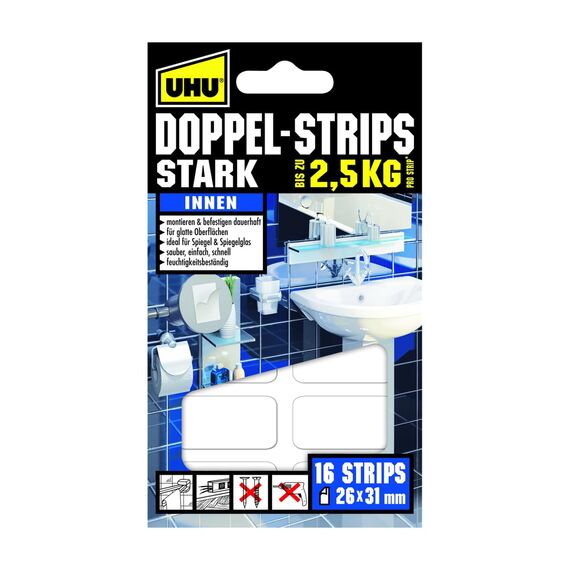 UHU Doppelstrips stark Montage-Strips