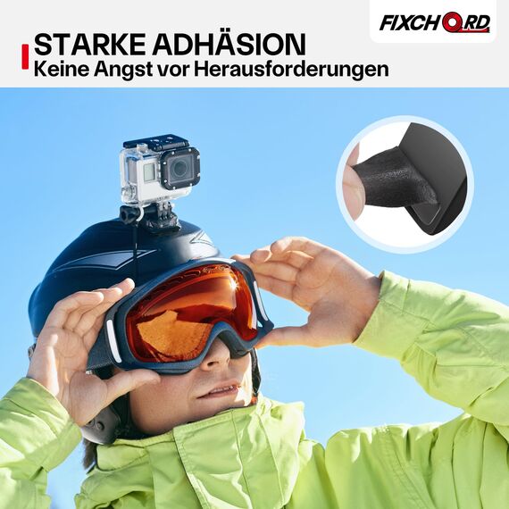 FIXCHORD VHB 5930 Doppelseitiges Klebepads Extra Stark, 10St Doppelseitiges Klebeband, Montageband, wasser & temperaturbeständig für Autos, Häusern und Büros, Action-Kameras 50 * 50mm