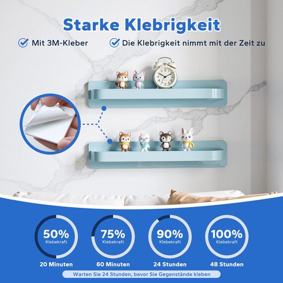 HOMMAND Klebepads Doppelseitig Extra Stark, 40 Stück Doppelseitiges Schaumstoff Klebepads, Wasserfeste Montagepads für Zuhause Büro Auto Schule, Doppelseitige Klebepads Rund/Quadratisch, Weiß