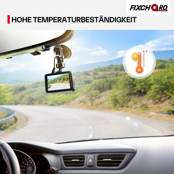 FIXCHORD VHB Klebepads Doppelseitig Extra Stark, 10St Dashcam Klebepads, Doppelseitiges Klebeband, Montageband, Doppelseitige Klebepads für Autos, Häusern und Büros, Action-Kameras