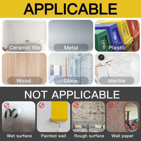 Doppelseitiges Klebeband Extra Stark, Extra Starkes Klebriges Doppelseitiges Montageband,Klares Selbstklebendes Poster Wandband Zur Dekoration-3 Meter