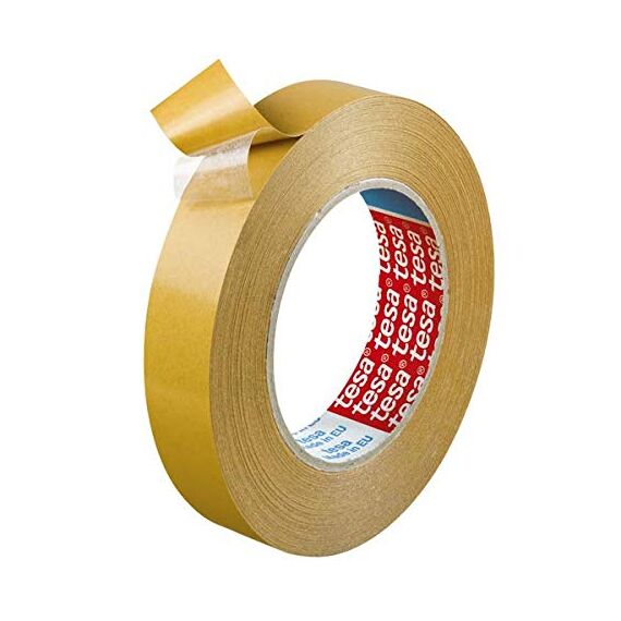 Propac Doppelseitiges Klebeband aus TNT Tesa 5157, 12 mm x 50 m, Durchsichtig, Wasserfest, Metall, Papier