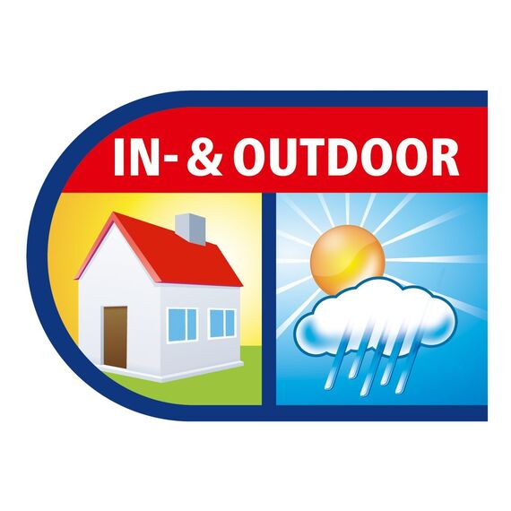 tesa Anti-Rutschband - Rutschfestes Klebeband für innen und außen - Für Treppen, Leitern und glatte Böden - Transparent - 5 m x 25 mm