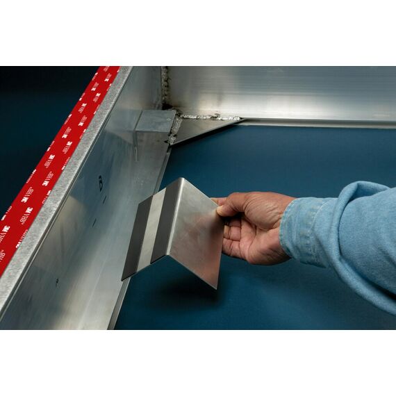 3M VHB GPH-110GF Montage Klebeband doppelseitig - hohe Temperaturbeständigkeit, Verbindung von Aluminium, Edelstahl, verzinktem Stahl, Polycarbonat, ABS - 19mm x 11m, Grau, Dicke: 1.1mm (1-er Pack)