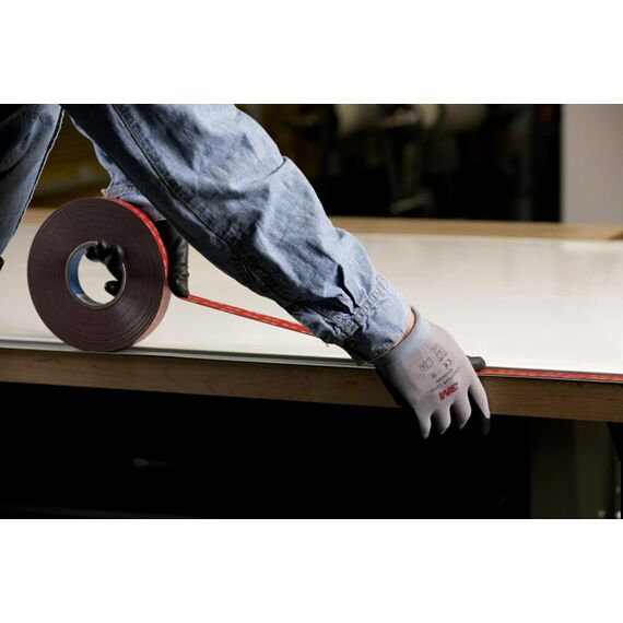 3M VHB 5952F Montage Klebeband doppelseitig - starke und dauerhafte Verbindung von Metallen, pulverbeschichteten Lacken, Glas, versiegeltem Holz, ABS - 19mm x 11m, Schwarz, Dicke: 1.1mm (1-er Pack)