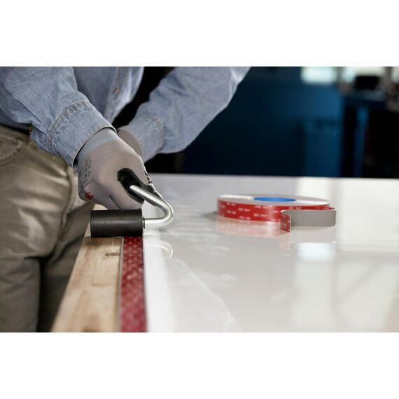 3M VHB GPH-110GF Montage Klebeband doppelseitig - hohe Temperaturbeständigkeit, Verbindung von Aluminium, Edelstahl, verzinktem Stahl, Polycarbonat, ABS - 19mm x 11m, Grau, Dicke: 1.1mm (1-er Pack)