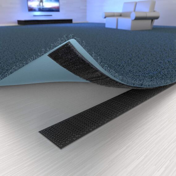 KabelDirekt – Klebe Klettband extra stark, selbstklebend – 5m Rollen, 20mm breit – zuschneidbare Klett-Rolle/Klettband zum Kleben, beidseitig (Klettverschluss/Hakenband & Flauschband zum Aufkleben)