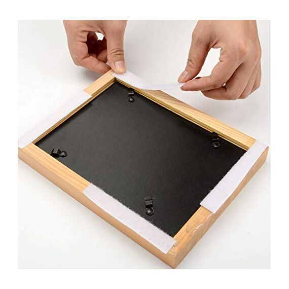 BRAVESHINE Klettband selbstklebend extra stark, 30mm X 100mm Klettverschluss selbstklebend 16 Stück doppelseitiges Klettband Klett Klebeband, Set Haken & Flausch, Weiß