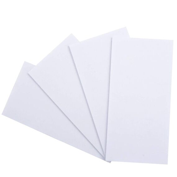 BRAVESHINE 100x200mm Große Industrie Klettband Selbstklebend extra stark, kleben statt bohren Starke Klettverschluss, Doppelseitig Klebend Harmlos für Wände, Metalle 4 Stück, Weiß