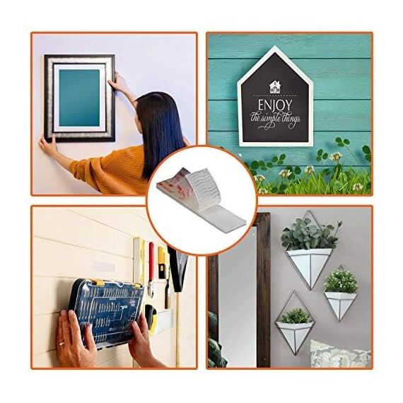 CANOPUS Dual Lock SJ3550 Extra Stark, Klebepad 16 Stück (25,4mmx25,4mm) Selbstklebender flexibler Druckverschluss