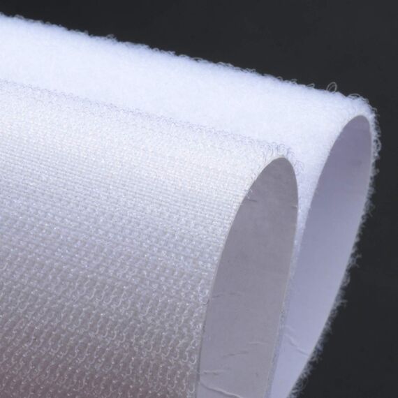 BRAVESHINE Klettband selbstklebend extra stark, 60mm X 180mm Klettverschluss selbstklebend 6 Stück doppelseitiges Klettband Klett Klebeband, Set Haken & Flausch, Weiß