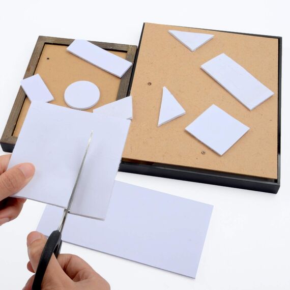 BRAVESHINE 100x200mm Große Industrie Klettband Selbstklebend extra stark, kleben statt bohren Starke Klettverschluss, Doppelseitig Klebend Harmlos für Wände, Metalle 4 Stück, Weiß