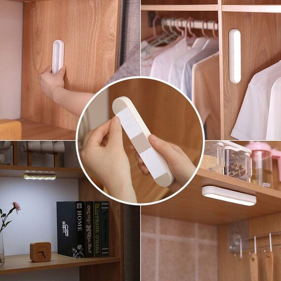 BRAVESHINE Klettband selbstklebend extra stark, 30mm X 100mm Klettverschluss selbstklebend 16 Stück doppelseitiges Klettband Klett Klebeband, Set Haken & Flausch, Weiß