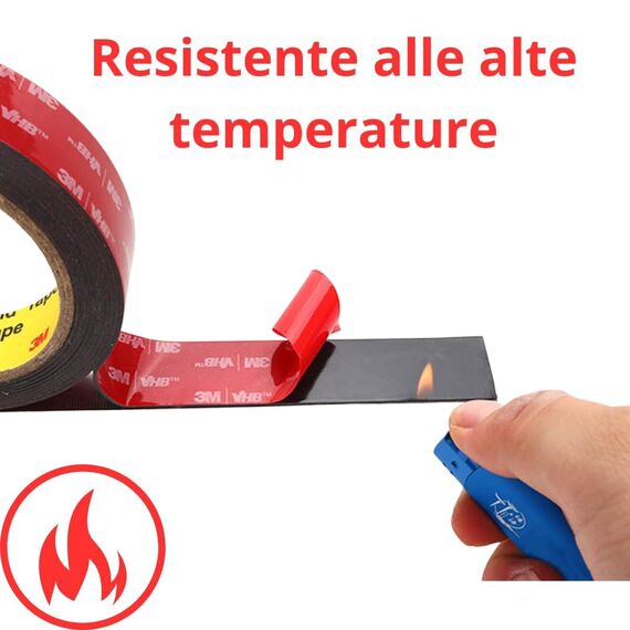 3M VHB 5952 Doppelseitiges Klebeband, extra stark, Montageband / Befestigung, wasserdicht, doppelseitig, 3M, wasserfest, hochtemperaturbeständig, Befestigungsband für LED-Streifen