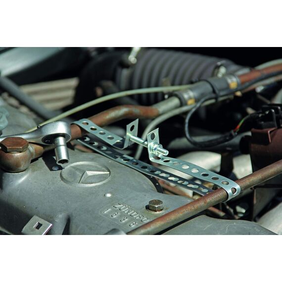 Alberts 361143 Lochband | mit oder ohne Abrollkasette | Edelstahl | Breite 17 mm | Länge 10 m