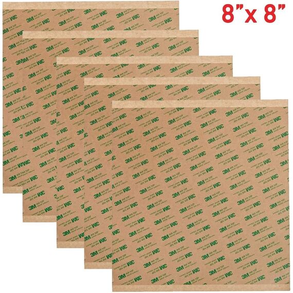 3M 468 MP doppelseitiges Transfer, 5 Blatt (20,30 cm x 20,30 cm)