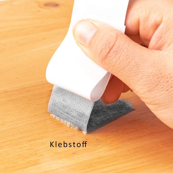 BRAVESHINE 12 Stück Klettband Selbstklebend Extra Stark, Kleben Statt Bohren Starke Klettverschluss,Doppelseitig Klebend (30X150mm)