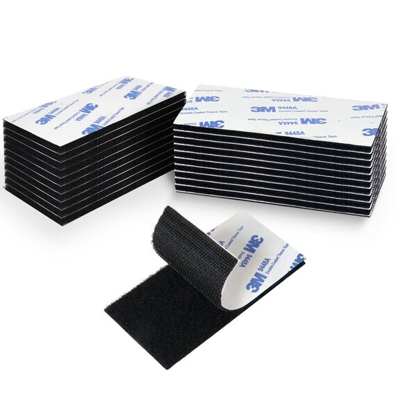 klettband Elover 9448a 10cm x 5cm 12 paar starkes gewebeband wiederverwendbar haushalt büro diy kleidung schuhe taschen kinderzimmer universell haftkleber langlebig