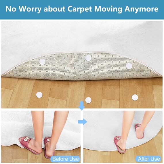 Klettband Selbstklebend Extra Stark, 20 Stück 30 x 100mm Weiß Klettverschluss und Rund Klettband Doppelseitig für Boden,Gläser, Plastik, Metalle, Klettstreifen für DIY-Projekte, Bürobedarf