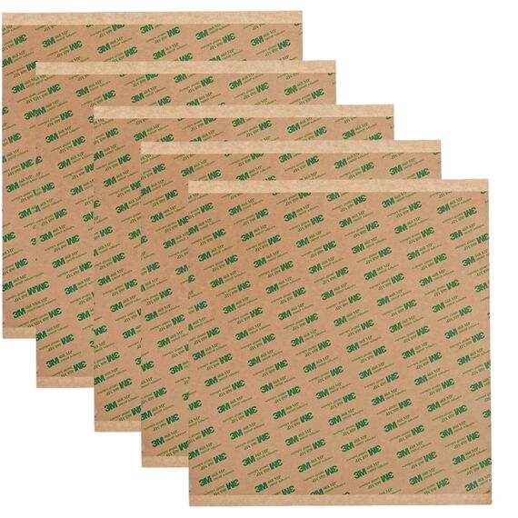 3M 468 MP doppelseitiges Transfer, 5 Blatt (20,30 cm x 20,30 cm)