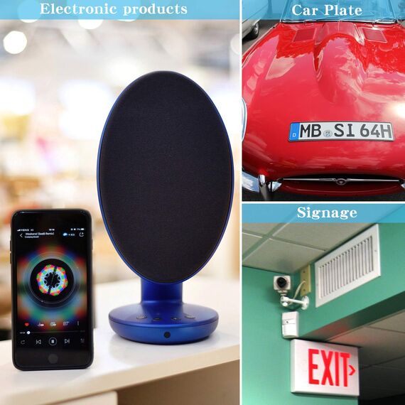 Elover Doppelseitiges Klebeband Extra Stark, VHB Wasserdichtes Schaumband, 9,6m Länge, 24mm Breite Montageband für Wand und LED-Streifen, Auto