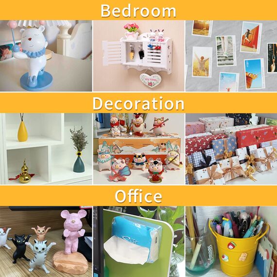 MILEQEE Extra Starkes Doppelseitiges Klebeband 50 mm x 20 m - Wasserfest, Stark für Teppich, Küche, Auto oder Büro