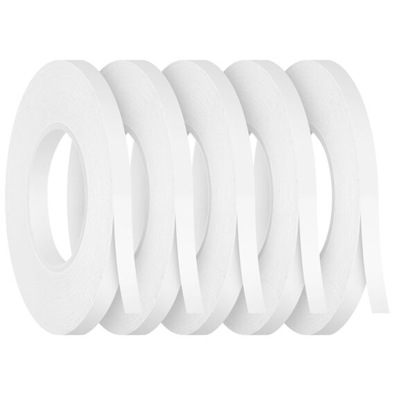 Kesote 5x Klebeband Doppelseitig Selbstklebend Doppelklebeband 6 mm Transparent für Basteln DIY Handwerk 20 Meter